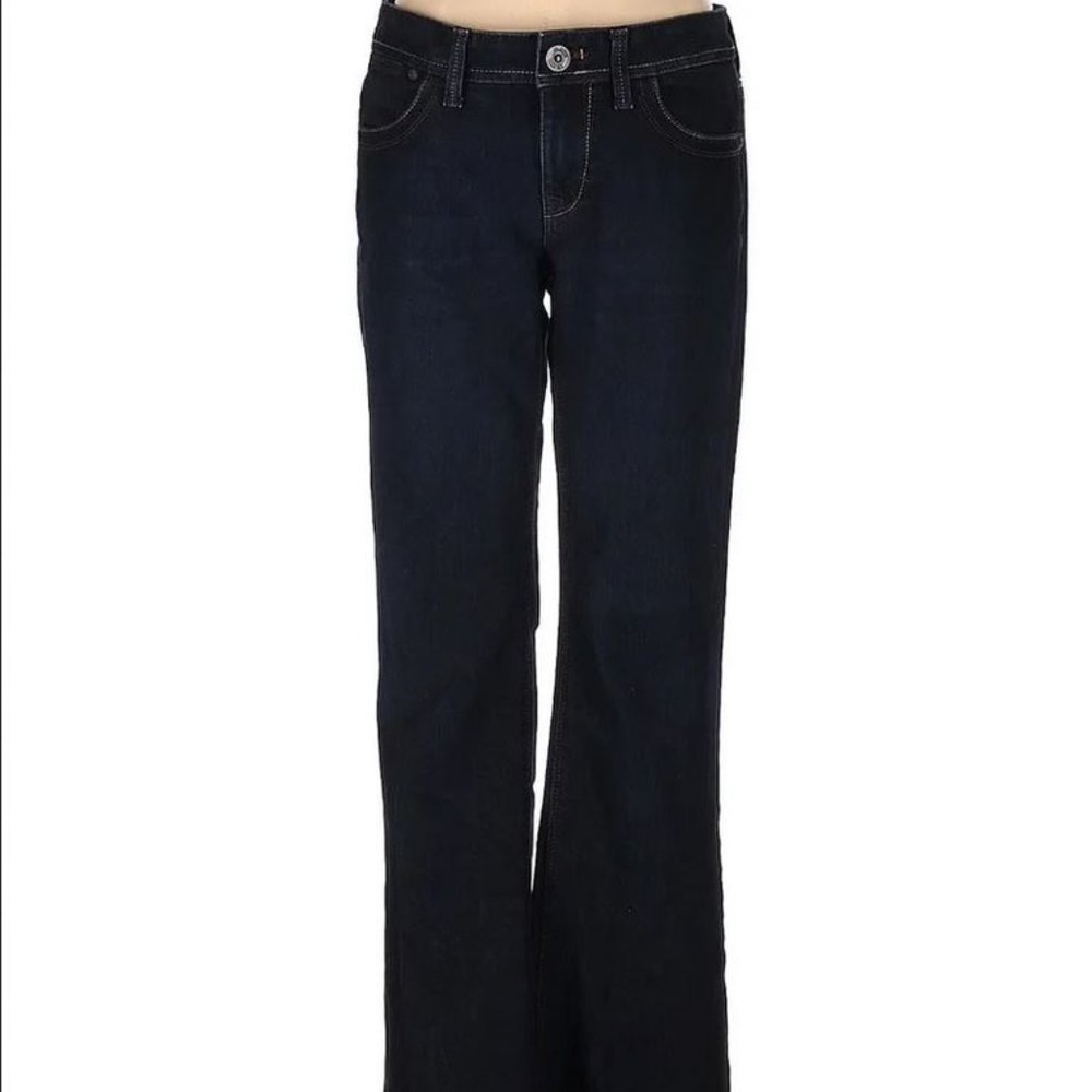 DL1961 Sz 27 Women's Dark Wash Jennifer high rise boot cut western style jeans